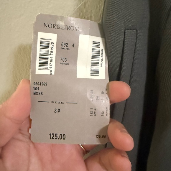 Austin Reed Gray Wool Blend Blazer & Trouser Suit Set Size 8P NWT - Picture 13 of 16